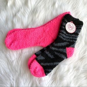 TWO Pairs of Cozy Socks